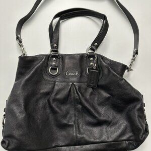 Black Coach Ashley Satchel Carryall